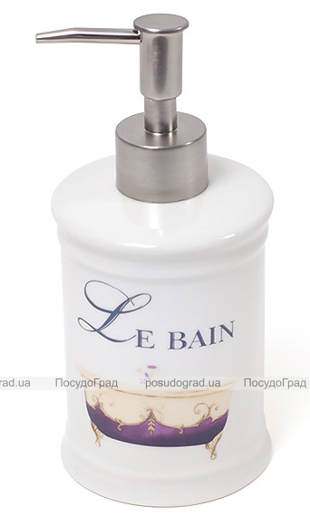 Дозатор (диспенсер) LE BAIN Ø8.5х18см для рідкого мила або лосьйону, фарфор