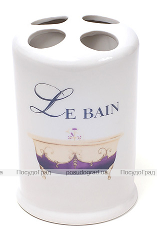 Підставка LE BAIN Ø8.7х13.4см для зубних щіток, фарфор