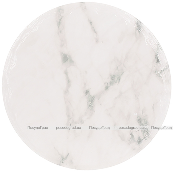 Підставка під гаряче керамічна "White Marble" Ø16см на пробковій основі
