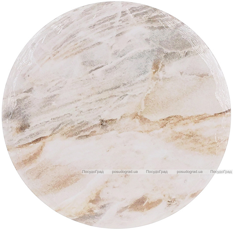 Підставка під гаряче керамічна "Natural Marble" Ø16см на пробковій основі