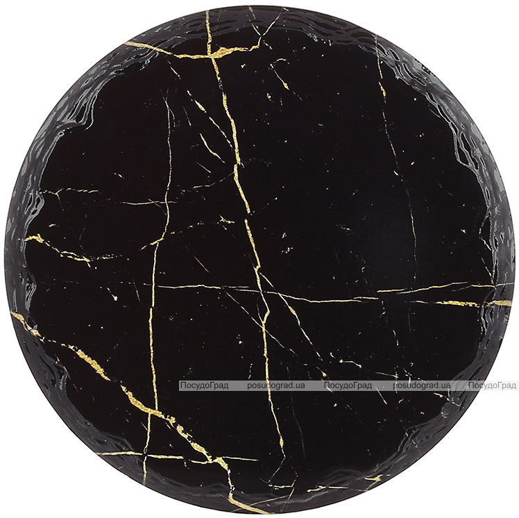 Підставка під гаряче керамічна "Golden Marble" Ø16см на пробковій основі