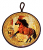 Підставка під гаряче Horse Gold Ø17см