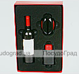 Набір сомельє Wine Story (вакуумна пробка, штопор, ніж для обплетення)