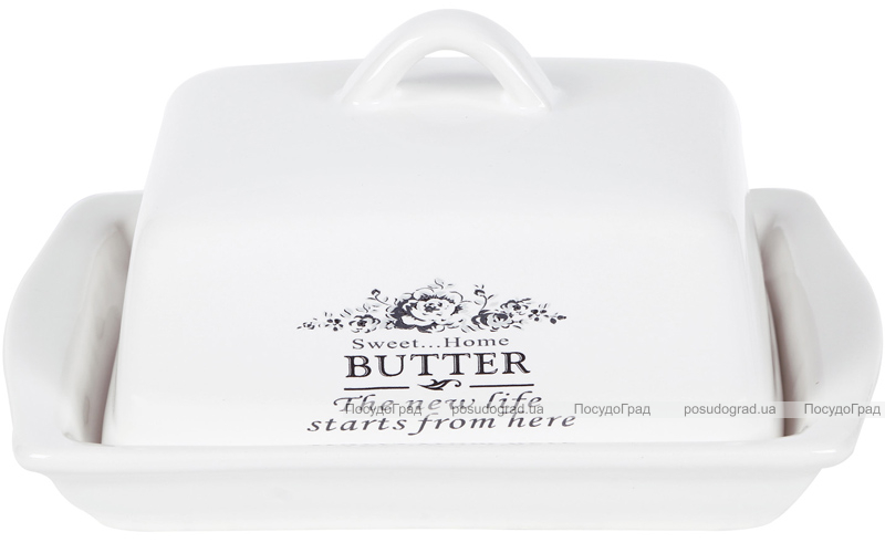 Масленка керамическая Sweet Home BUTTER 18.5х14.5х11см