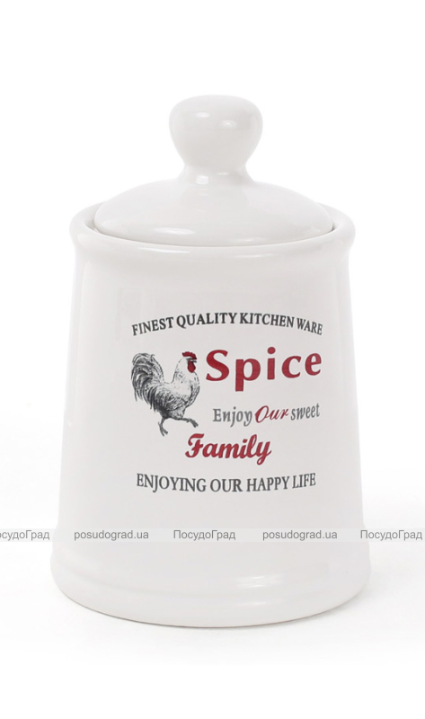 Банка керамическая "Тоскана" Family SPICE 250мл для хранения сыпучих продуктов