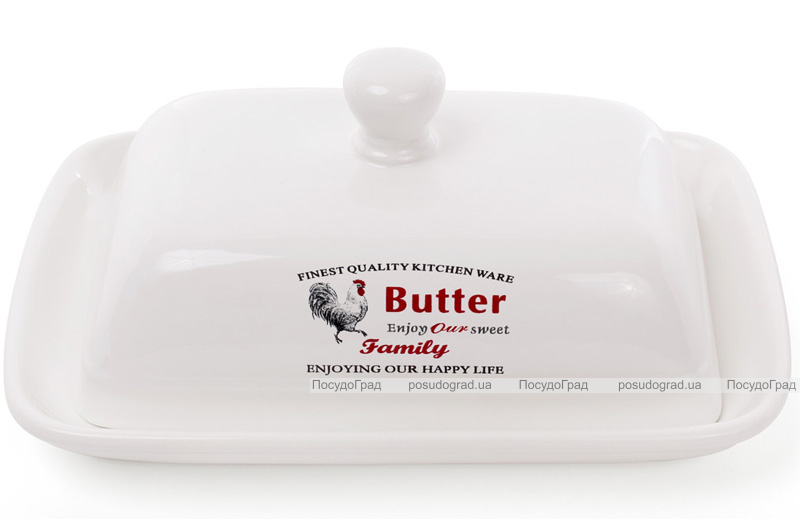 Маслянка керамічна "Тоскана" Family BUTTER 21.5х15х9.5см