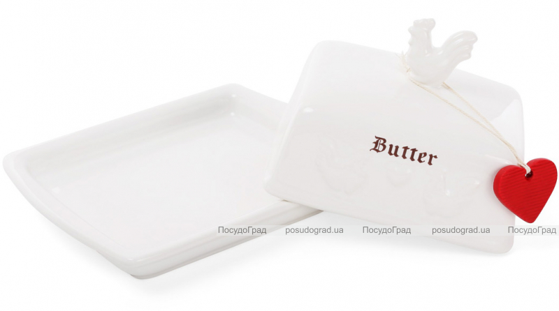 Маслянка керамічна "Тоскана" BUTTER 18х14х12см