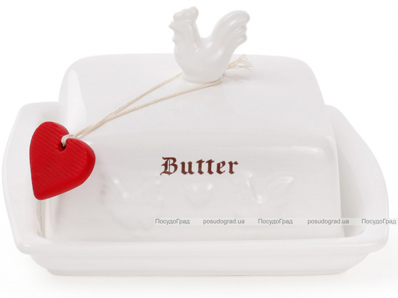 Маслянка керамічна "Тоскана" BUTTER 18х14х12см