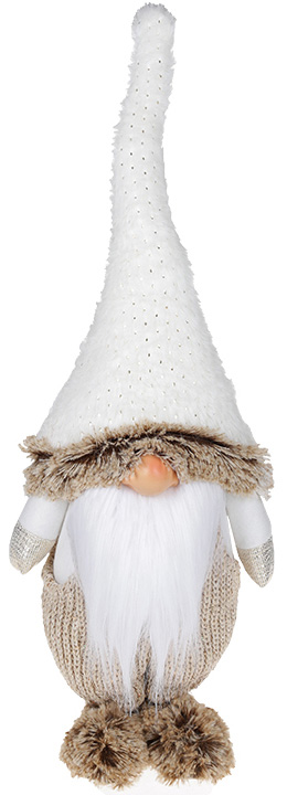 Мягкая игрушка «Гномик White&Brown» 21х15х57см