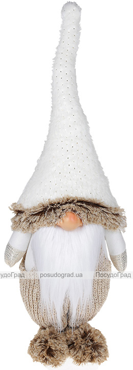 Мягкая игрушка «Гномик White&Brown» 21х15х57см