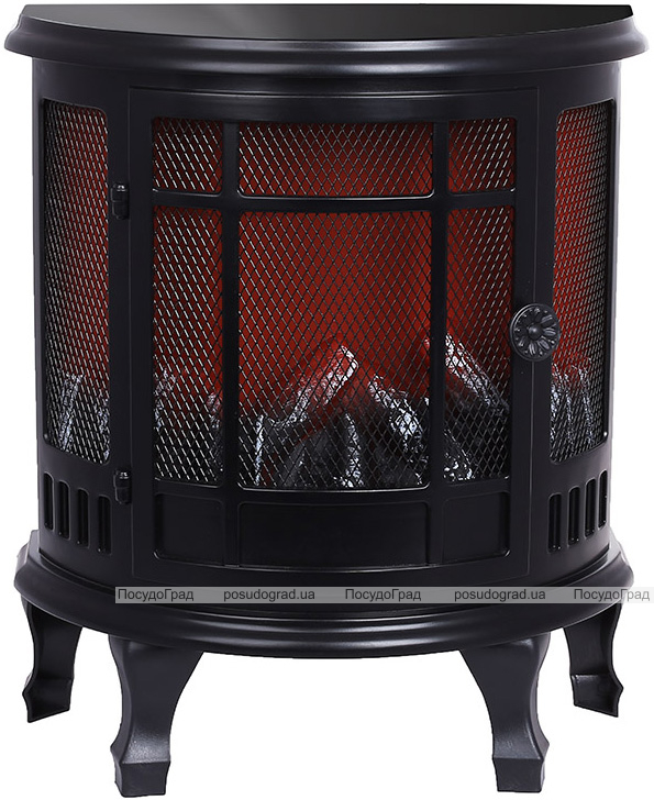 Камін декоративний "Black&Fire" з LED підсвічуванням, 30х16х35см