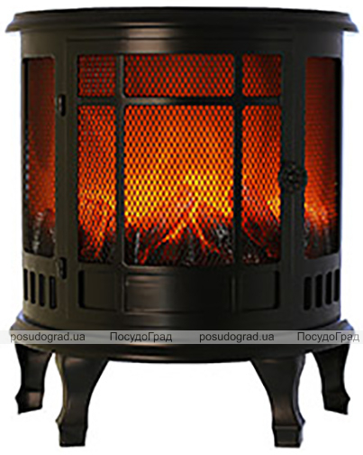 Камін декоративний "Black&Fire" з LED підсвічуванням, 30х16х35см