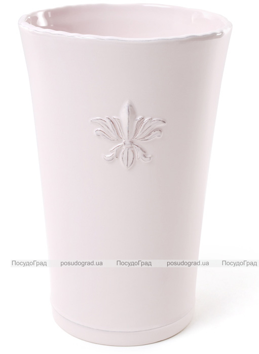 Ваза для цветов Shabby Chic "Розовая Лилия" 23см керамическая