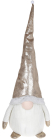 М'яка іграшка «Гномик» Beige з LED підсвічуванням 24х20х72см
