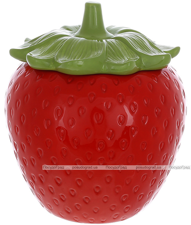 Банка керамічна Fruits "Strawberry" 1400мл, полуниця, для сипучих продуктів