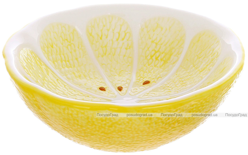 Салатница керамическая Fruits "Lemon" 1000мл, лимон