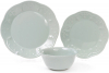 Набір 6 десертних тарілок Leeds Ceramics Ø23см, кам'яна кераміка (м'ятні)