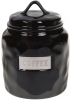 Банка фарфорова Necollie "Coffee" 900мл, чорна