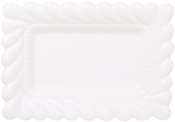 Блюда порцелянові "White City Tiffany" 31х22см, набір 2 прямокутних блюда