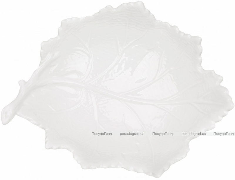 Салатники порцелянові "White Leaf", набір 2 салатники 30.3х23см