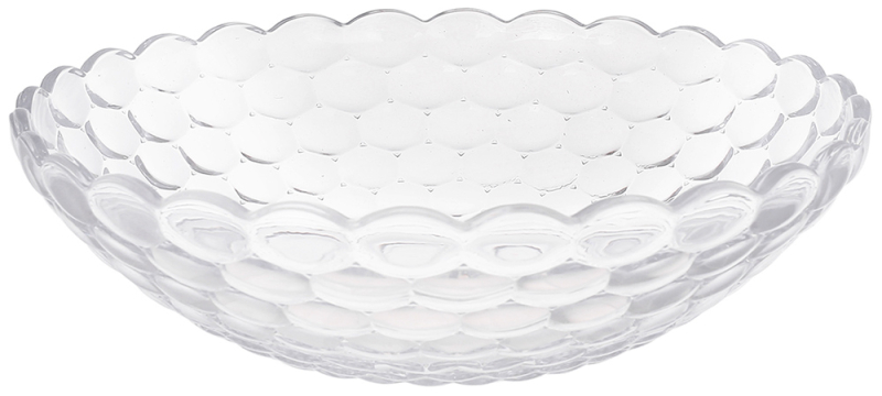 Фруктівниця скляна "Bauble Glass" Ø24х8см, скляне блюдо