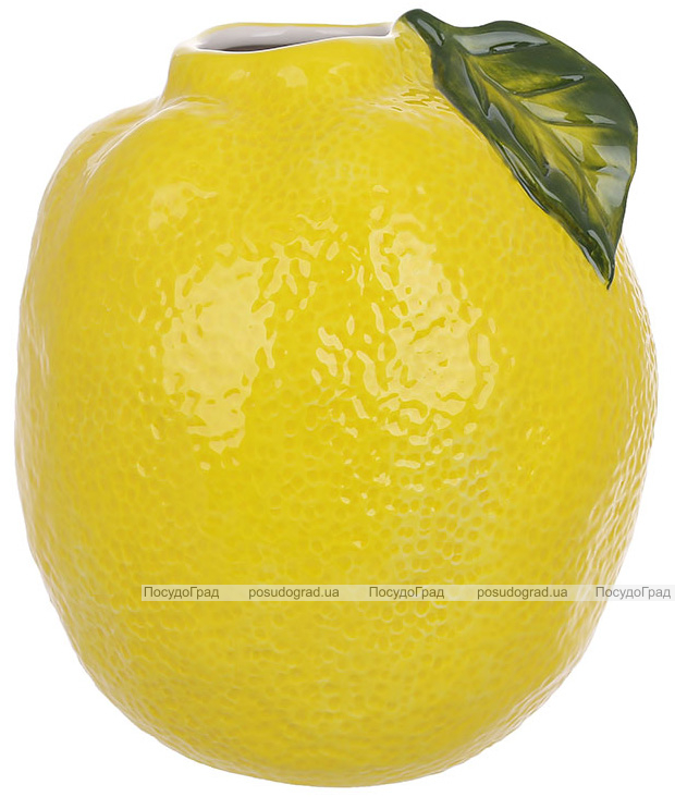 Ваза керамическая Lemon Ø15х18см с узким горлышком