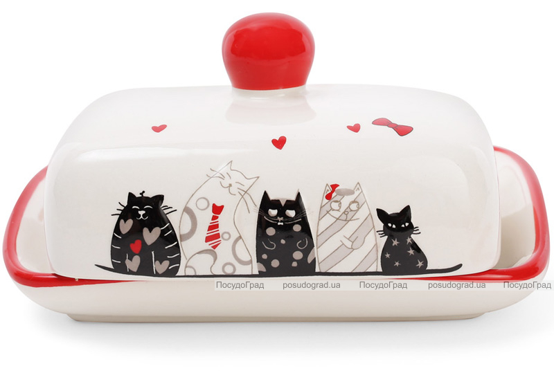 Маслянка "I Love My Cat" 17.9х13.2х8см