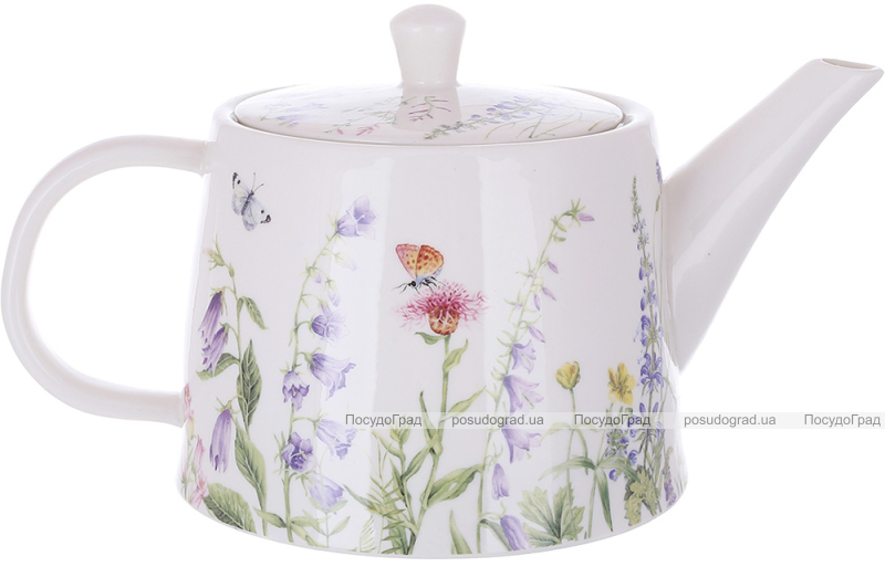 Чайник заварочный фарфоровый Floral 1200мл