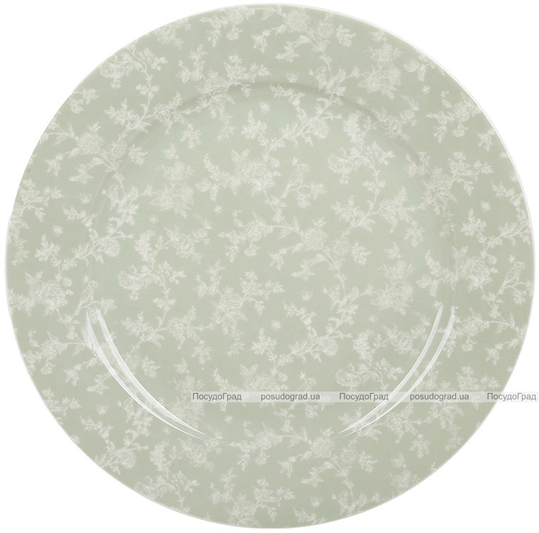 Набір 3 тарілки обідні "Floral Green" Ø27см, порцеляна
