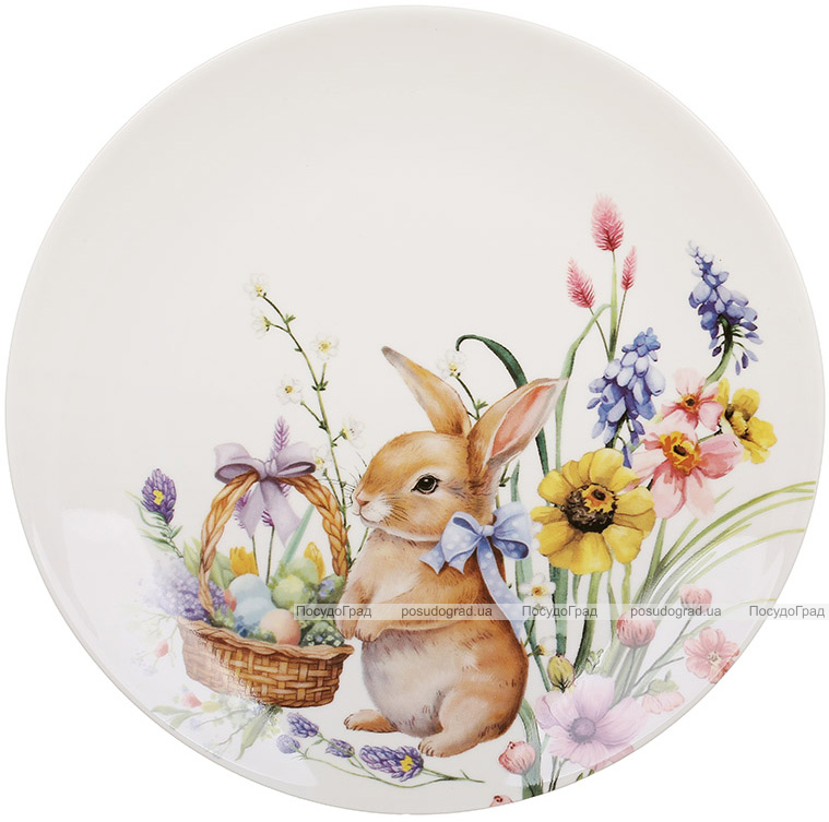 Набір 6 тарілок порцелянових "Easter Melody" Ø19см (Кролик)