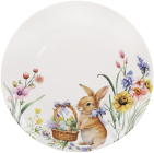 Набор 6 тарелок фарфоровых "Easter Melody" Ø27см (Кролик)