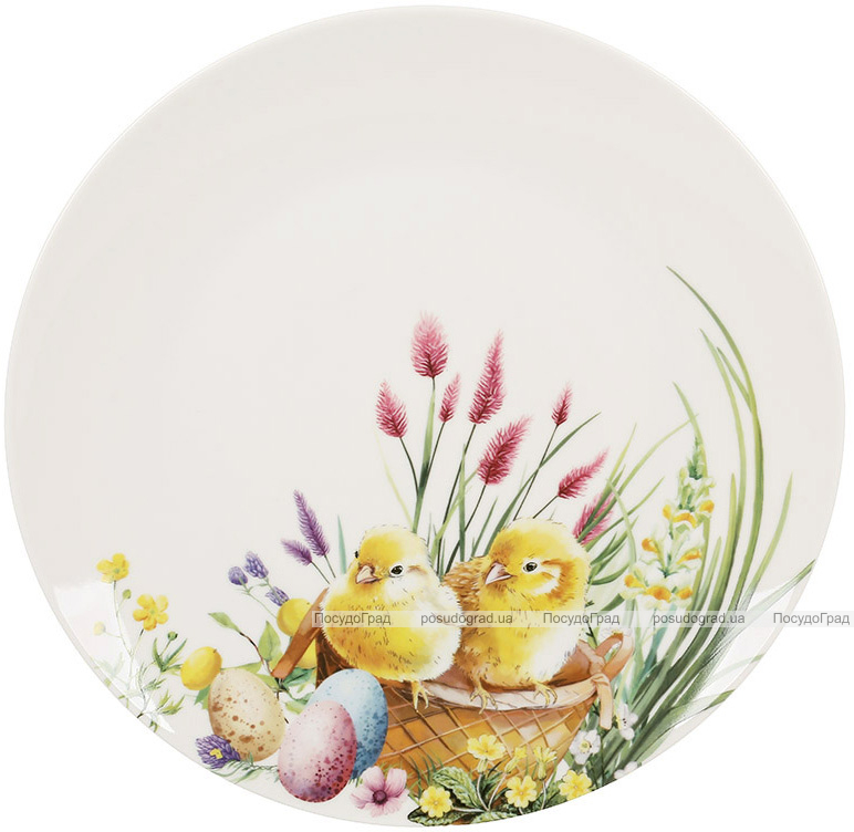 Набір 6 тарілок порцелянових "Easter Melody" Ø27см (Курчата)