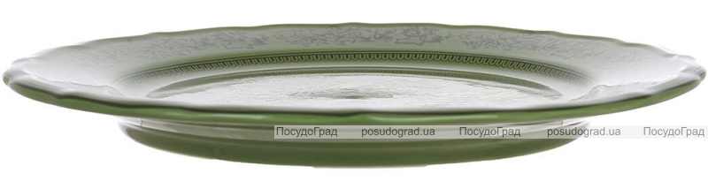 Набор 6 фарфоровых тарелок "Heritage Toile" Ø22см, оливковый зеленый