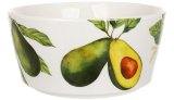 Набор 6 фарфоровых пиал "Avocado Garden" 750мл