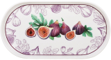 Набор 3 овальных фарфоровых сервировочных блюда 30х16см "Fig Velvet"