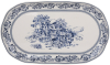 Набор 2 фарфоровых овальных блюда "Heritage Toile" 35.5х20.5см, голубой