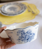 Набор 2 фарфоровых овальных блюда "Heritage Toile" 35.5х20.5см, голубой