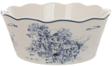 Набор 6 фарфоровых салатников "Heritage Toile Blue" 900мл, голубой орнамент
