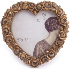 Фоторамка "Троянди Леді Мілени" фото 13х18см, кольору зістареного золота