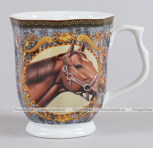 Кружка Horse 350мл восьмиугольная
