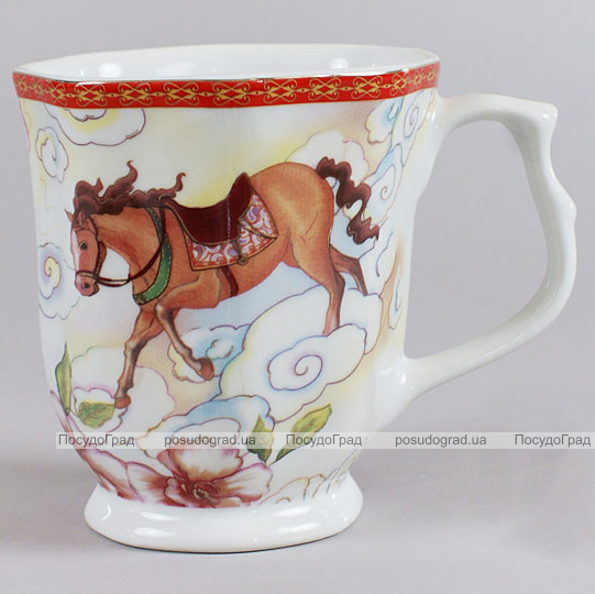 Кружка Horse Light 350мл восьмиугольная