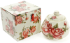 Сахарница Cream Rose "Корейская Роза" 300мл, фарфоровая