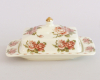 Масленка "Cream Rose" 20см, фарфоровая
