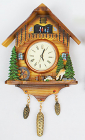 Годинник настінний "Хатинка", 14.5x3x20см