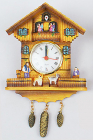 Годинник настінний "Будиночок", 13.5x3.5x17.5см