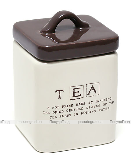 Банка Country Kitchen TEA 450мл, квадратна з кришкою