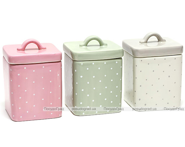Банка Country Kitchen Сream для сипучих продуктів 950мл квадратна