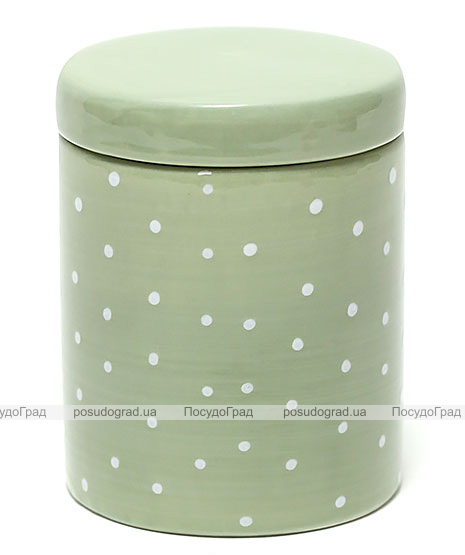 Банка Country Kitchen Green для сипучих продуктів 500мл кругла