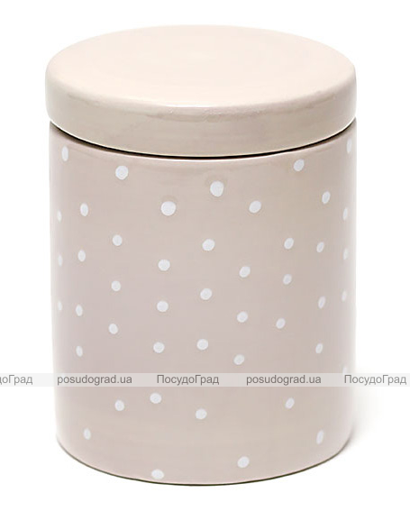 Банка Country Kitchen Cream для сипучих продуктів 500мл кругла