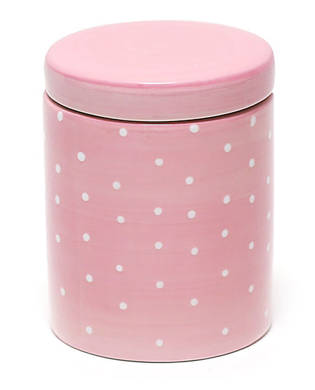 Банка Country Kitchen Pink для сыпучих продуктов 500мл круглая